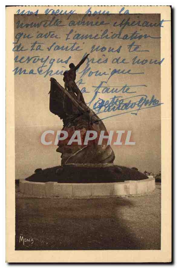 CPA Les Petits Tableaux de Marseille Le monument aux Victimes de la mer