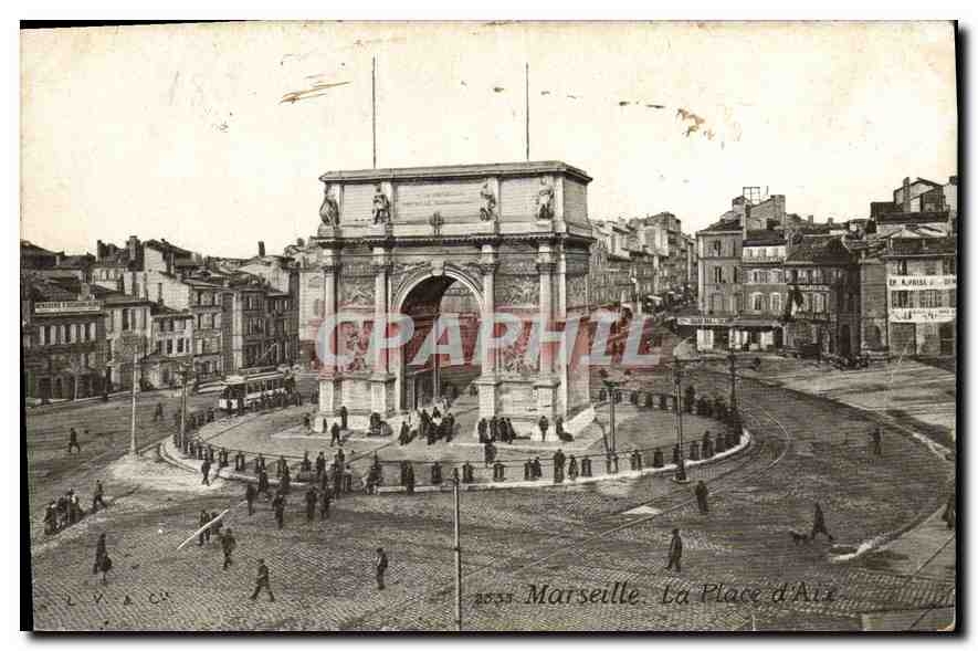 CPA Marseille La Place d'Aix 