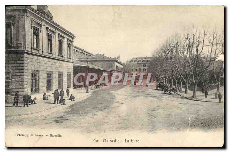 CPA Marseille La Gare 