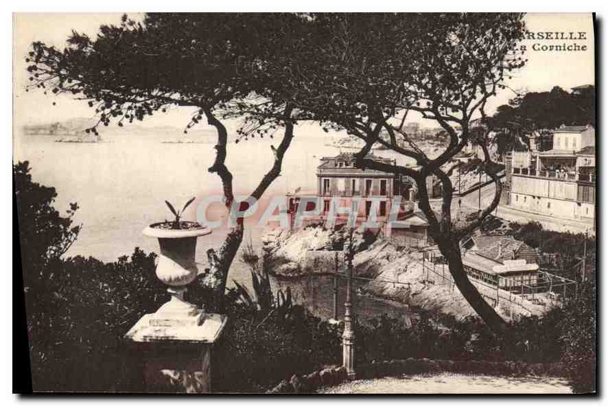 CPA Marseille La Corniche 