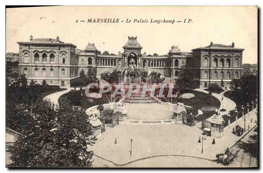 CPA Marseille Le Palais Longchamp 