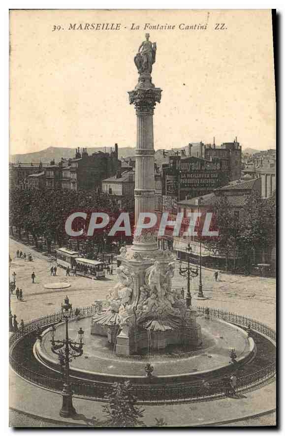 CPA Marseille La Fontaine Cantini 
