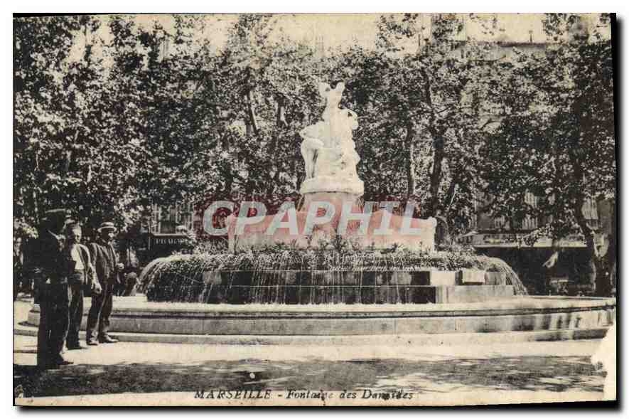 CPA Marseille Fontaine des Damides 