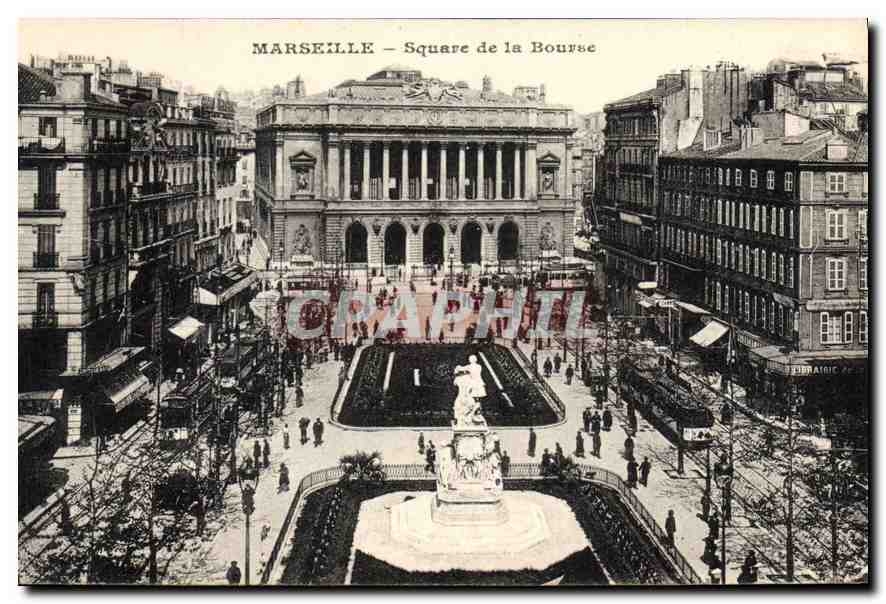 CPA Marseille Square de la Bourse 
