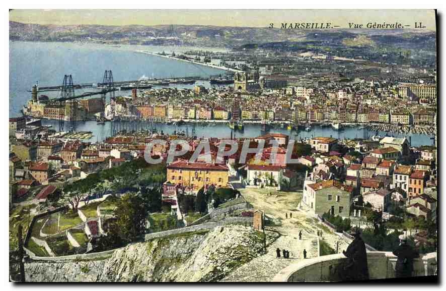 CPA Marseille Vue Generale 