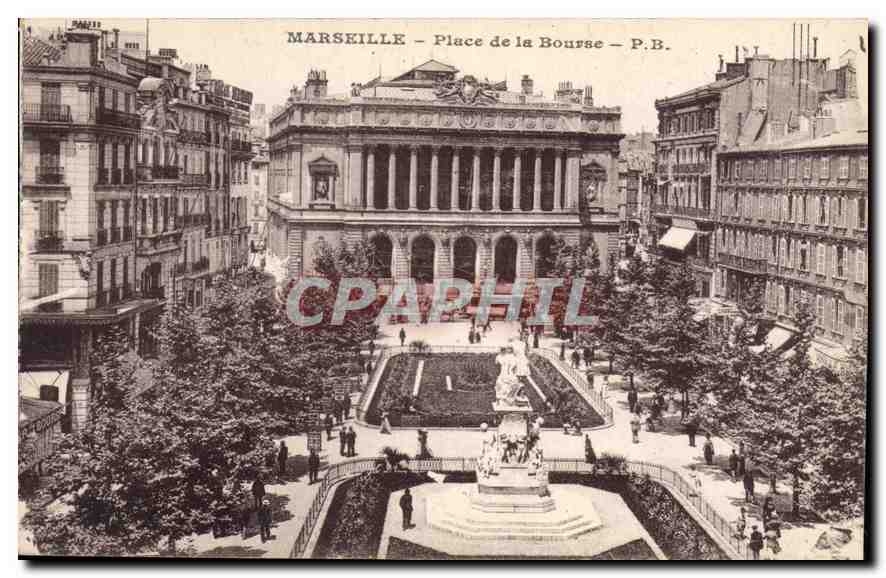 CPA Marseille Place de la Bourse