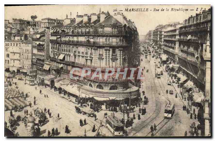 CPA Marseille Rue de la Republique 