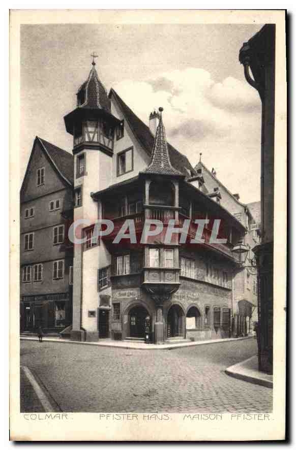 CPA Colmar Pfister Haus Maison Pfister 