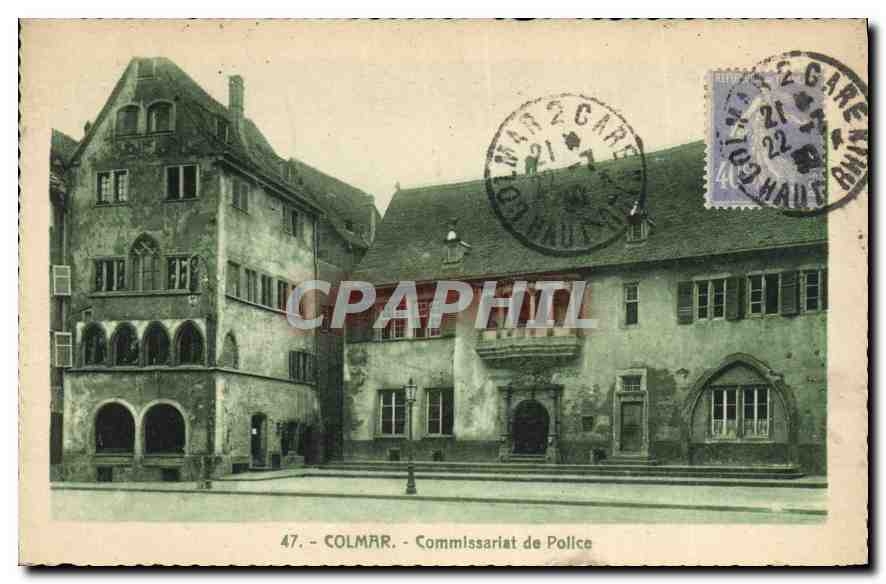 CPA Colmar Commissariat de Police 