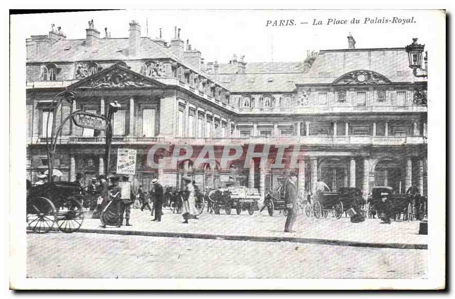 CPA Paris La Place du Palais Royal