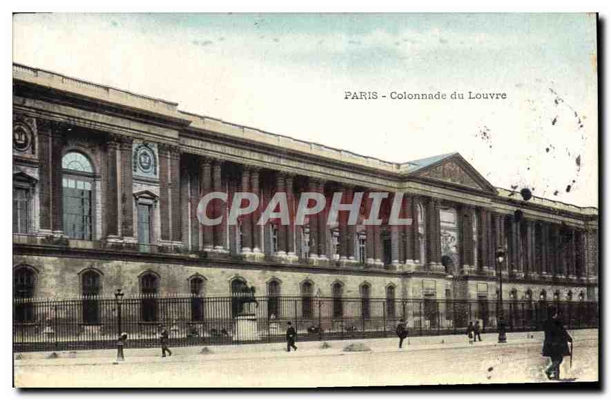 CPA Paris Colonnade du Louvre 
