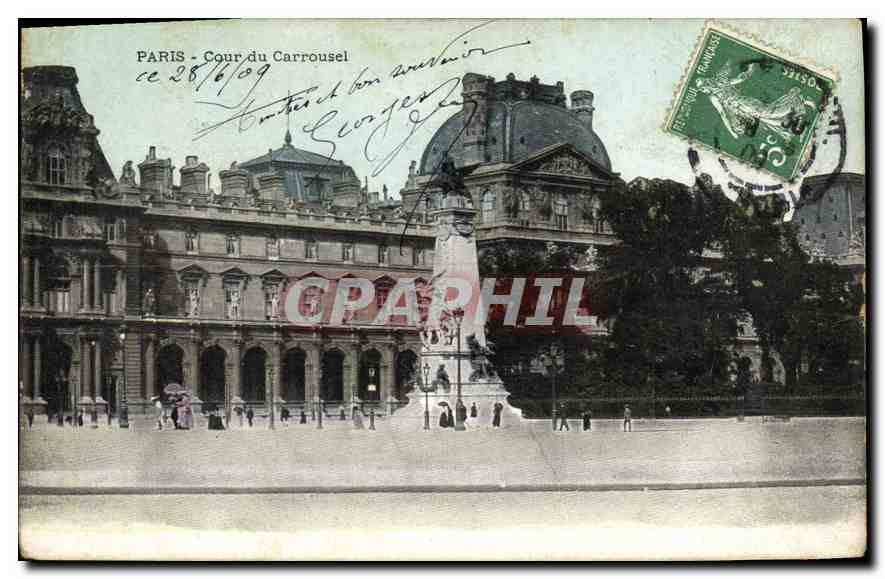 CPA Paris Cour du Carrousel