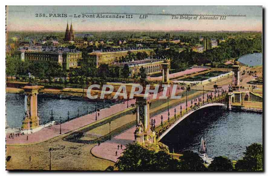 CPA Paris Le Pont Alexandre III 