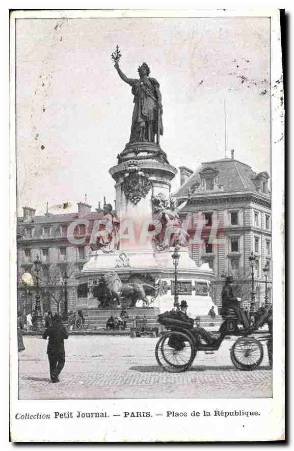 CPA Petit Journal Paris Place de la Republique