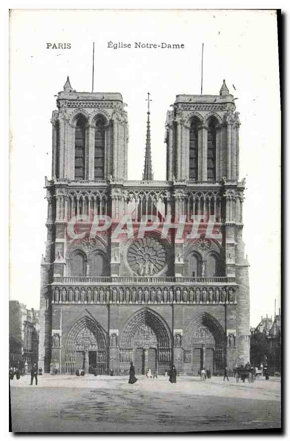 CPA Paris Eglise Notre Dame