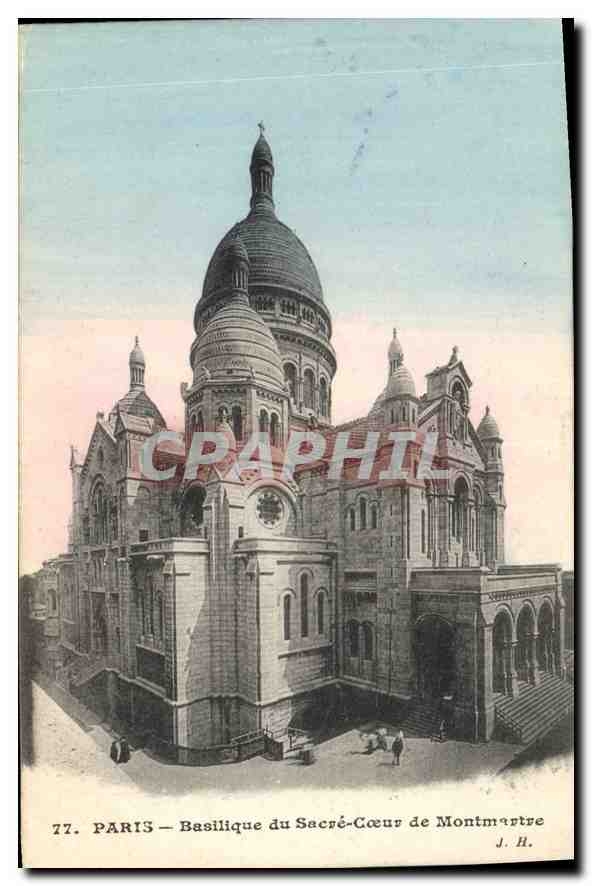 CPA Paris Basilique du Sacre Coeur de Montmartre