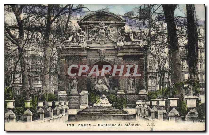 CPA Paris Fontaine de Medicis 