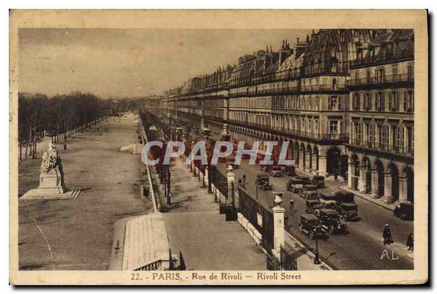 CPA Paris Rue de Rivoli 