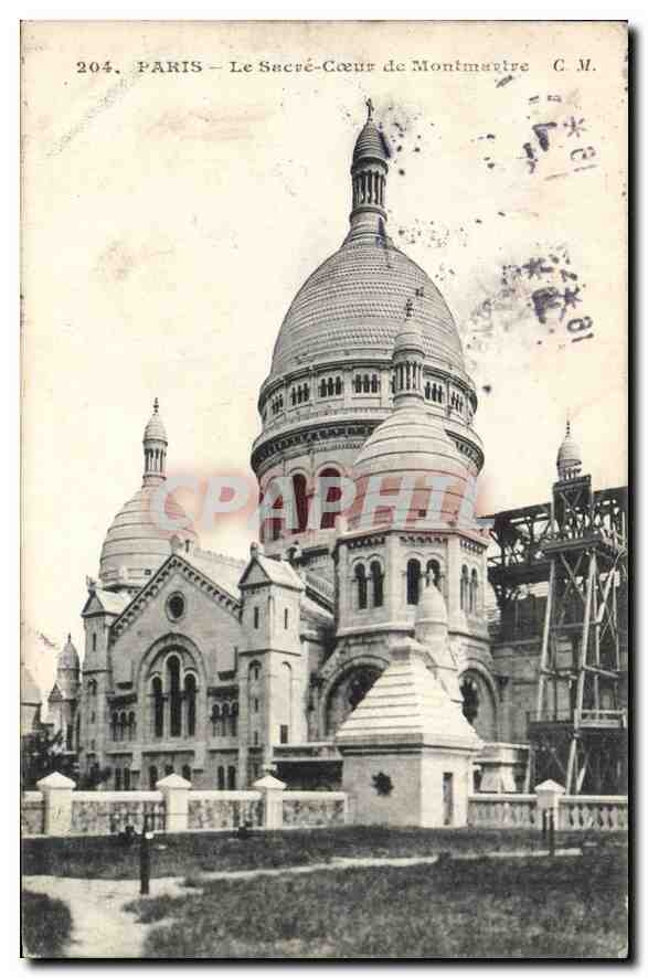 CPA Paris Le Sacre Coeur de Montmartre 