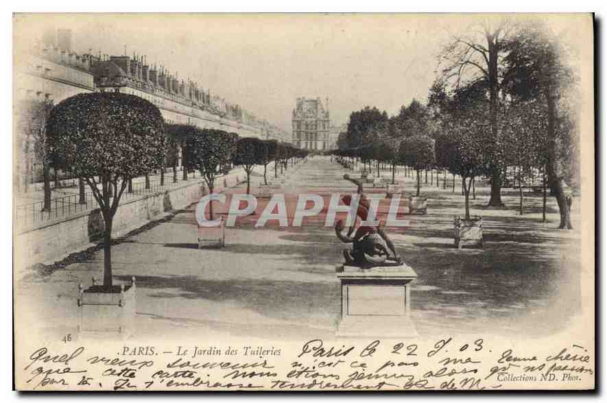 CPA Paris Le Jardin des Taileries