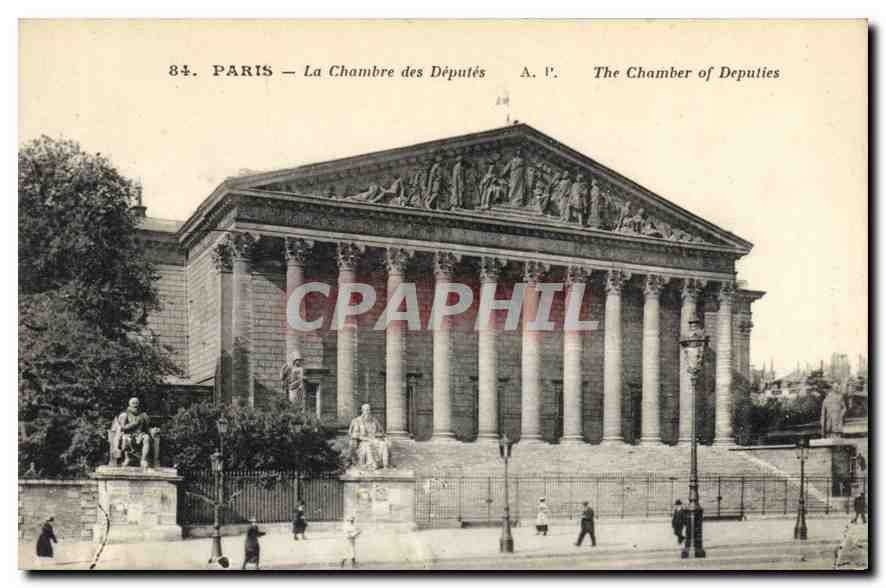 CPA Paris La Chambre des Deputes 