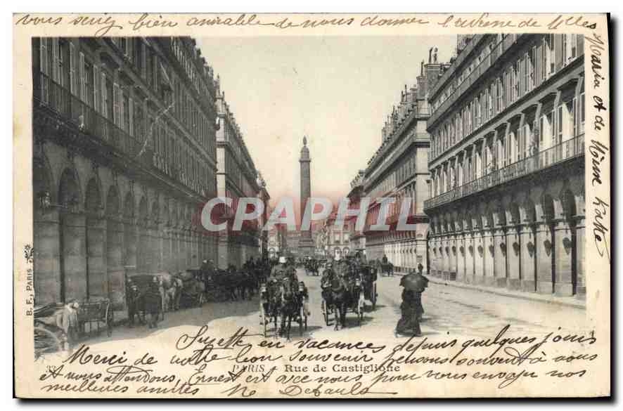 CPA Paris Rue de Castiglione 