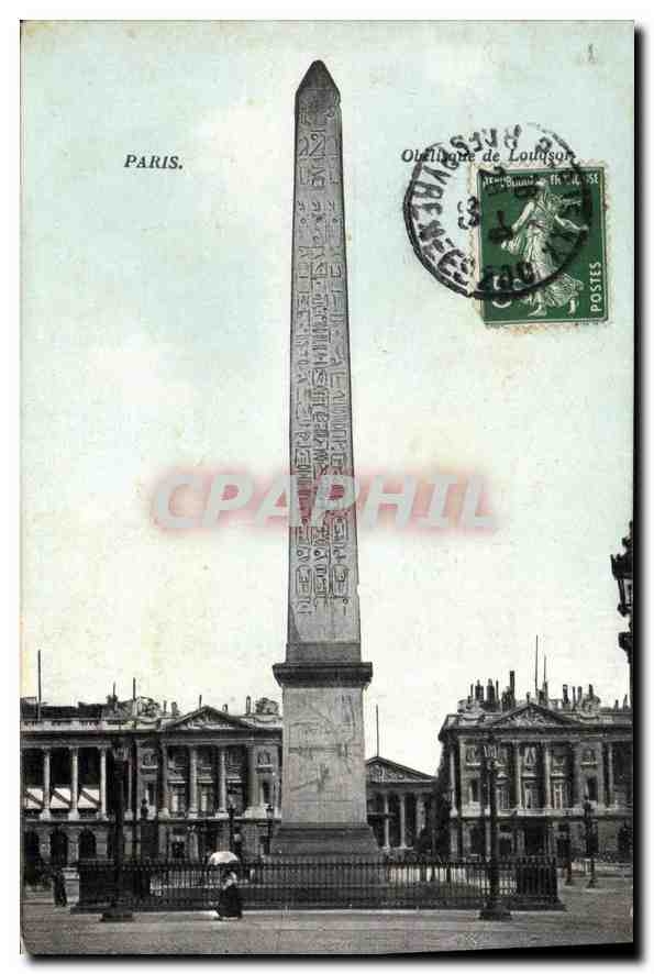 CPA Paris Obillique de Louqsor