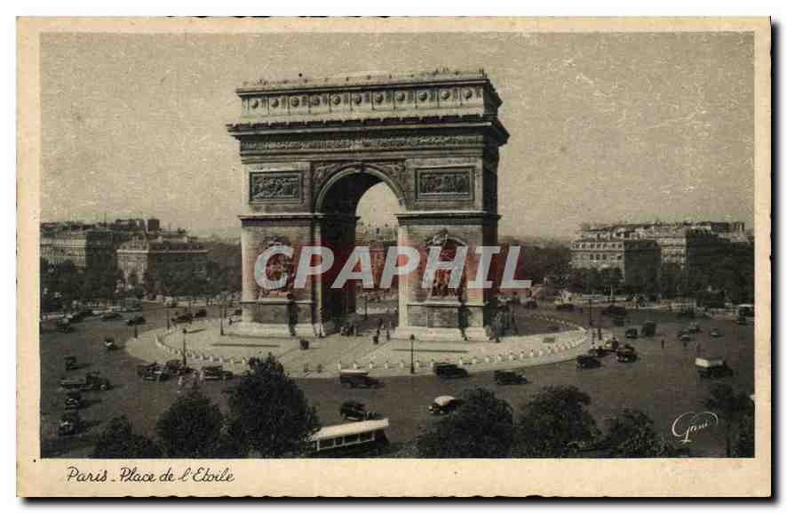 CPA Paris Place de l'Etoile 