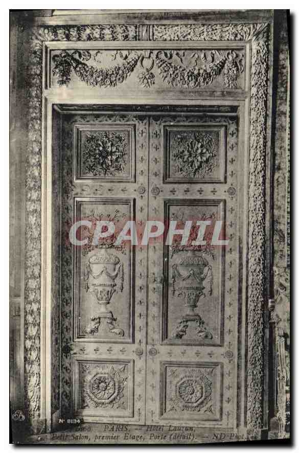 CPA Paris Hotel Lauzen Petit Salon premier Etage Porte 