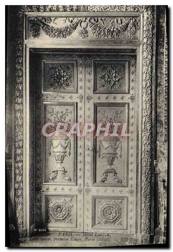 CPA Paris Hotel Lauzen Petit Salon premier Etage Porte 