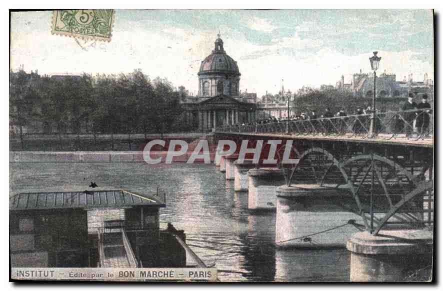CPA Institut Edite par le Bon Marche Paris