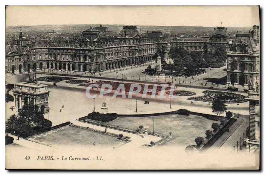 CPA Paris Le Carrousel 