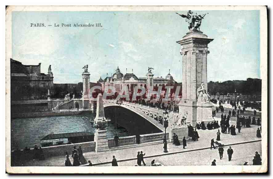CPA Paris Le Pont Alexandre III 