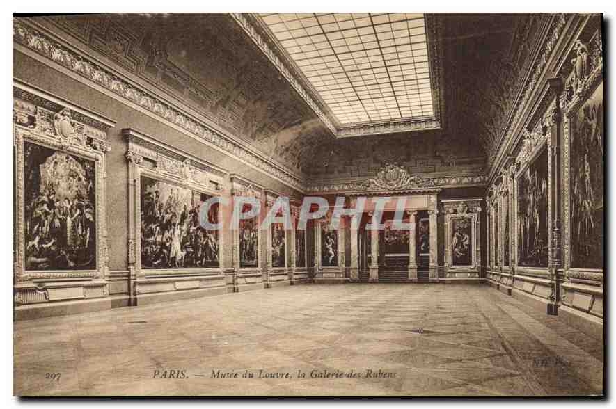 CPA Paris Musee du Louvre la Galerie des Rubens