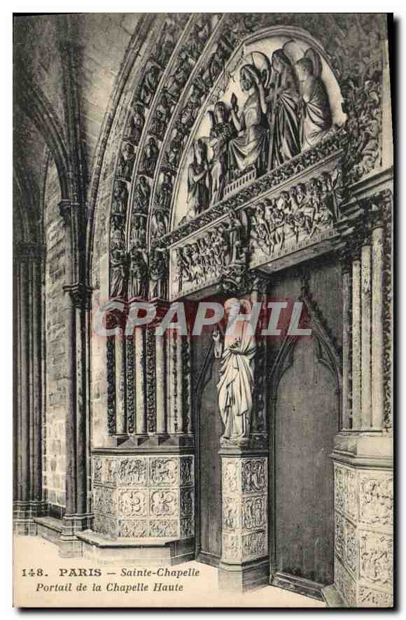 CPA Paris Sainte Chapelle Portail de la Chapelle Haute