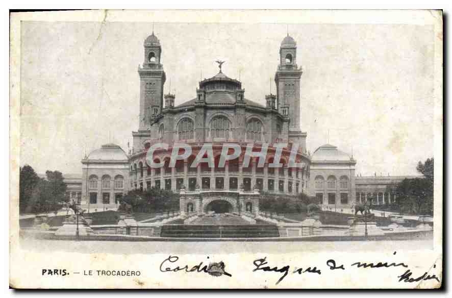 CPA Paris Le Trocadero