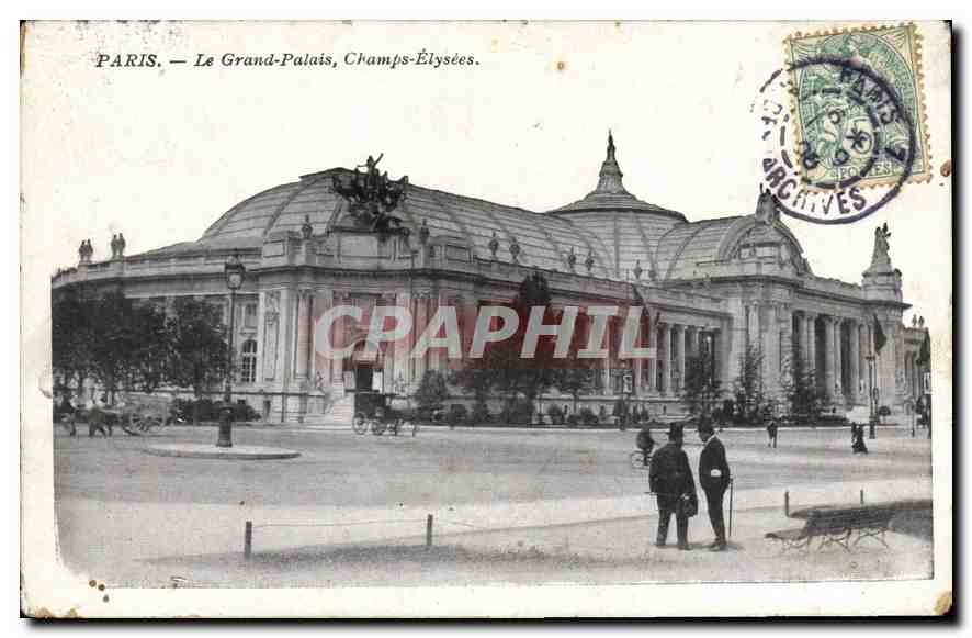 CPA Paris Le Grand Palais Champs Elysees 