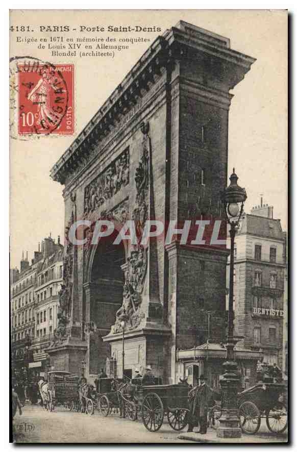 CPA Paris Porte Saint Denis 