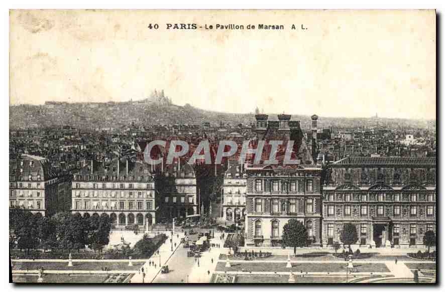 CPA Paris Le Pavillon de Marsan 