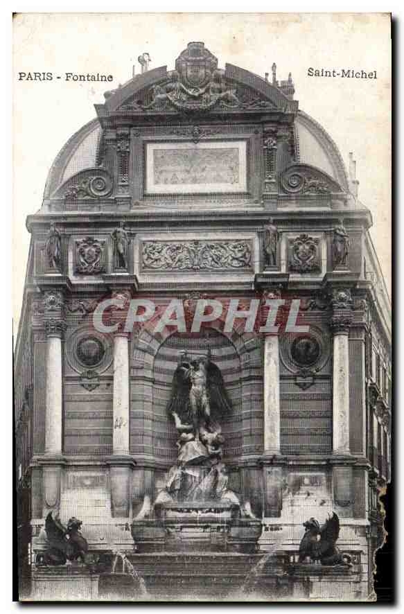 CPA Paris Fontaine Saint Michel 