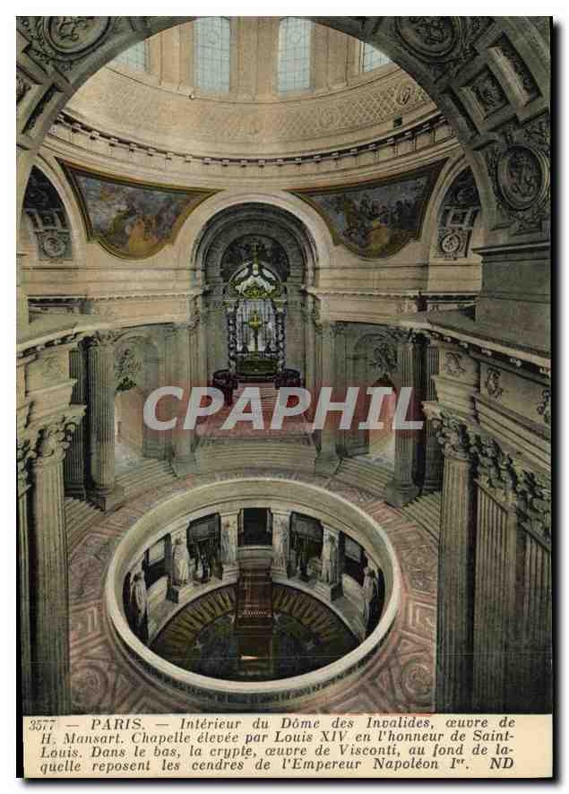 CPA Paris Interieur du Dome des Invalides 