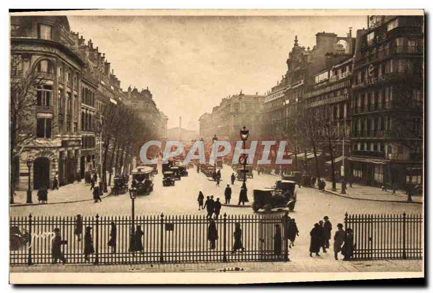 CPA Paris La rue Royale vue de la Madeleine 