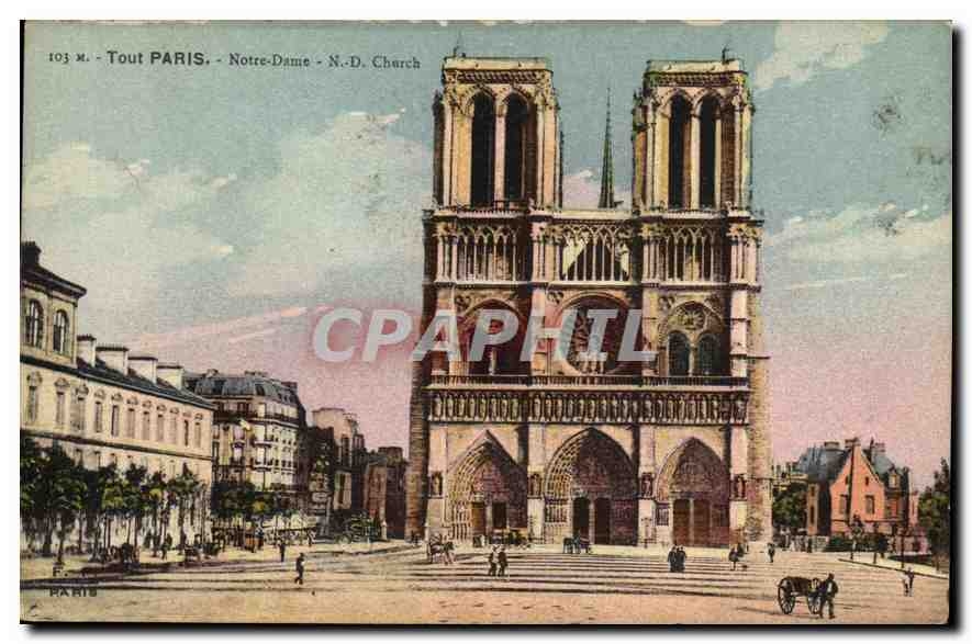 CPA Tour Paris Notre Dame 