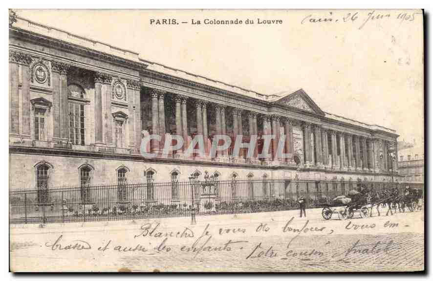 CPA Paris La Colonnade du Louvre 