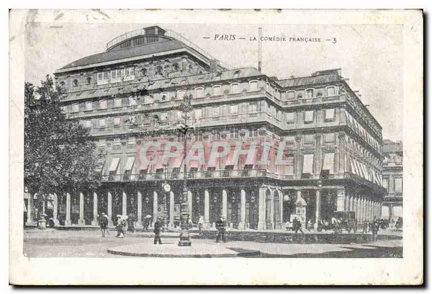 CPA Paris La Comedie Francise 
