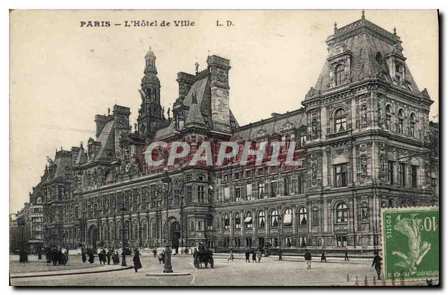 CPA Paris L'Hotel de Ville 