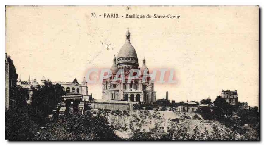 CPA Paris Basilique du Sacre Coeur 