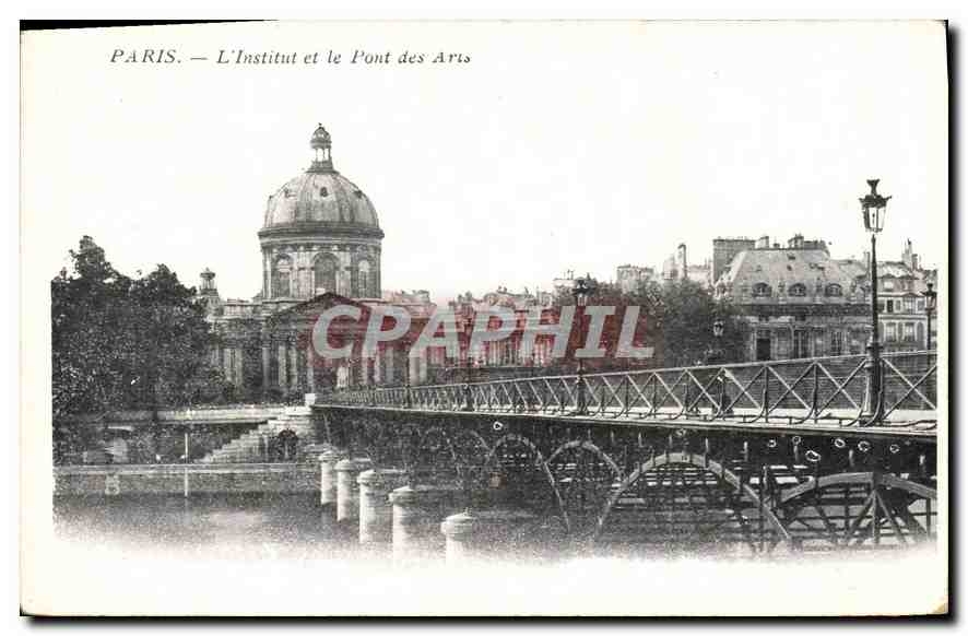 CPA Paris L'Institut et le Pont des Arts