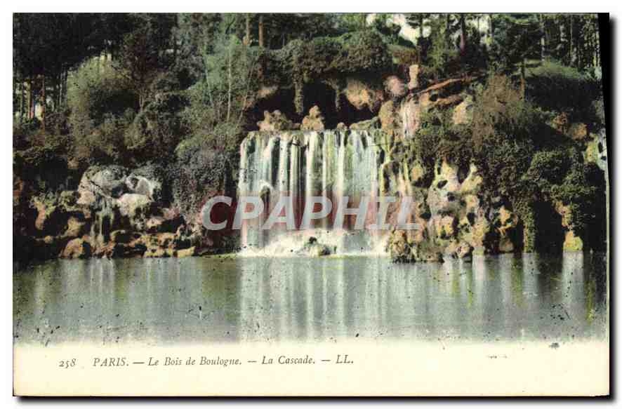 CPA Paris Le Bois de Boulogne La Cascade