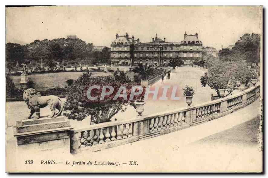 CPA Paris Le Jardin du Luxembourg 